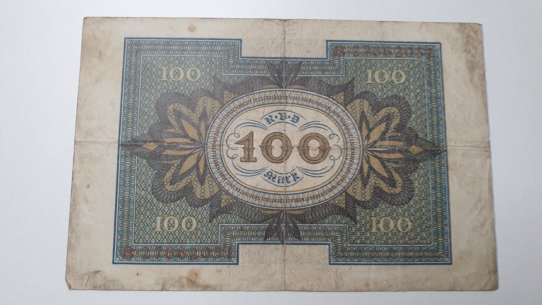 Banconote: 🇩🇪 Germany 100 Mark 1920 – Usato da Chavannes-Renens venduto da silverismoney 1
