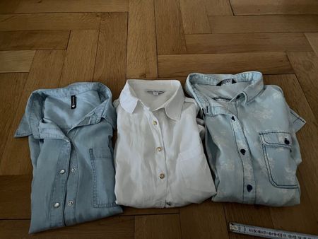 3er Set Damen Blusen, ideal für den Sommer, Grösse 36/S