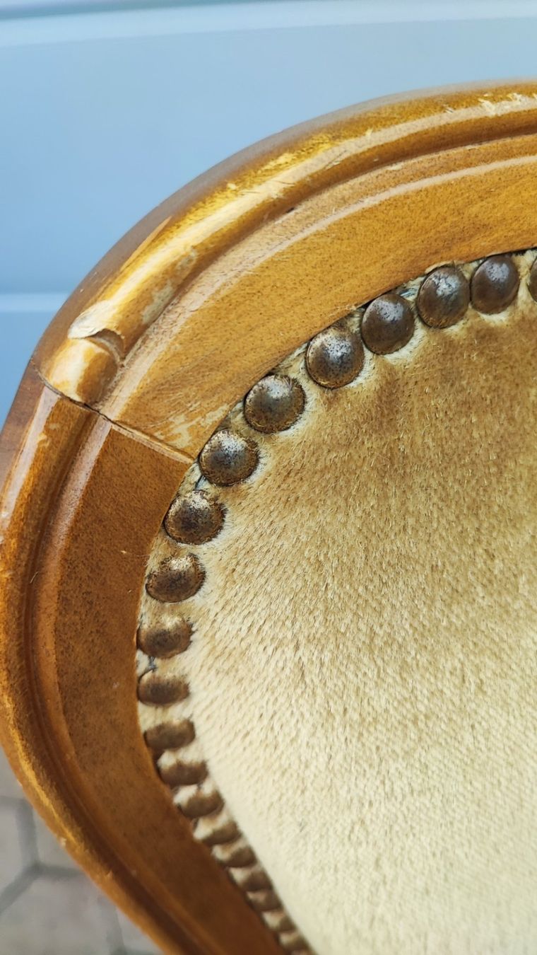 Poltrone: gepolsterter Biedermeier-Sessel antik – Usato da Mosnang venduto da KurtHe 2
