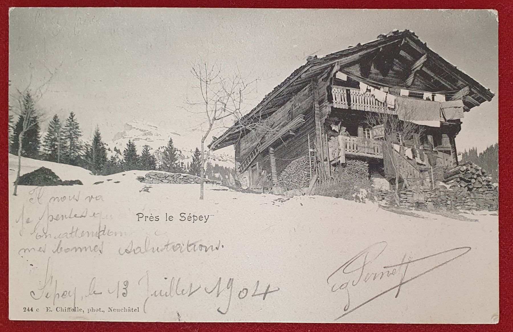 Cartoline postali: Sepey 1904 – Usato da Kreuzlingen venduto da Rschweiz1