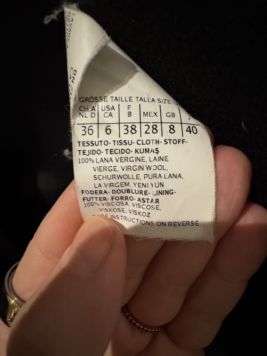 Max Mara Cappotti: MaxMara Studio Wollmantel schwarz Gr. 36 – Usato da Galgenen venduto da syl_7y9c 2