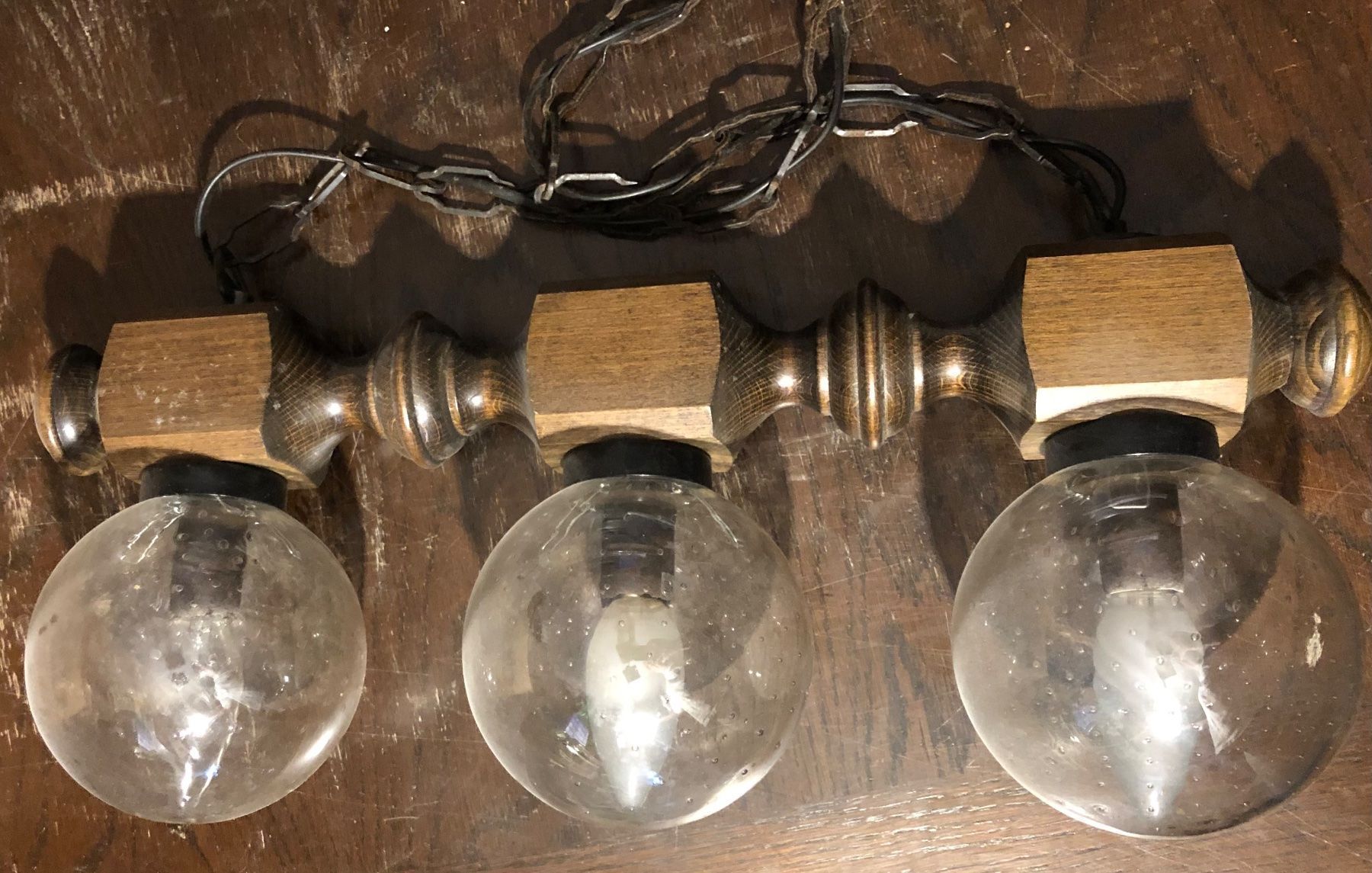 Lampadari & plafoniere: Schöne rustikale Hängelampe – Usato da Kestenholz venduto da Inna09 1