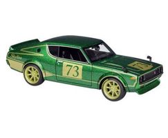 Nissan Skyline 2000 GT-R KPGC110 #73 1973 grün met. / Decor