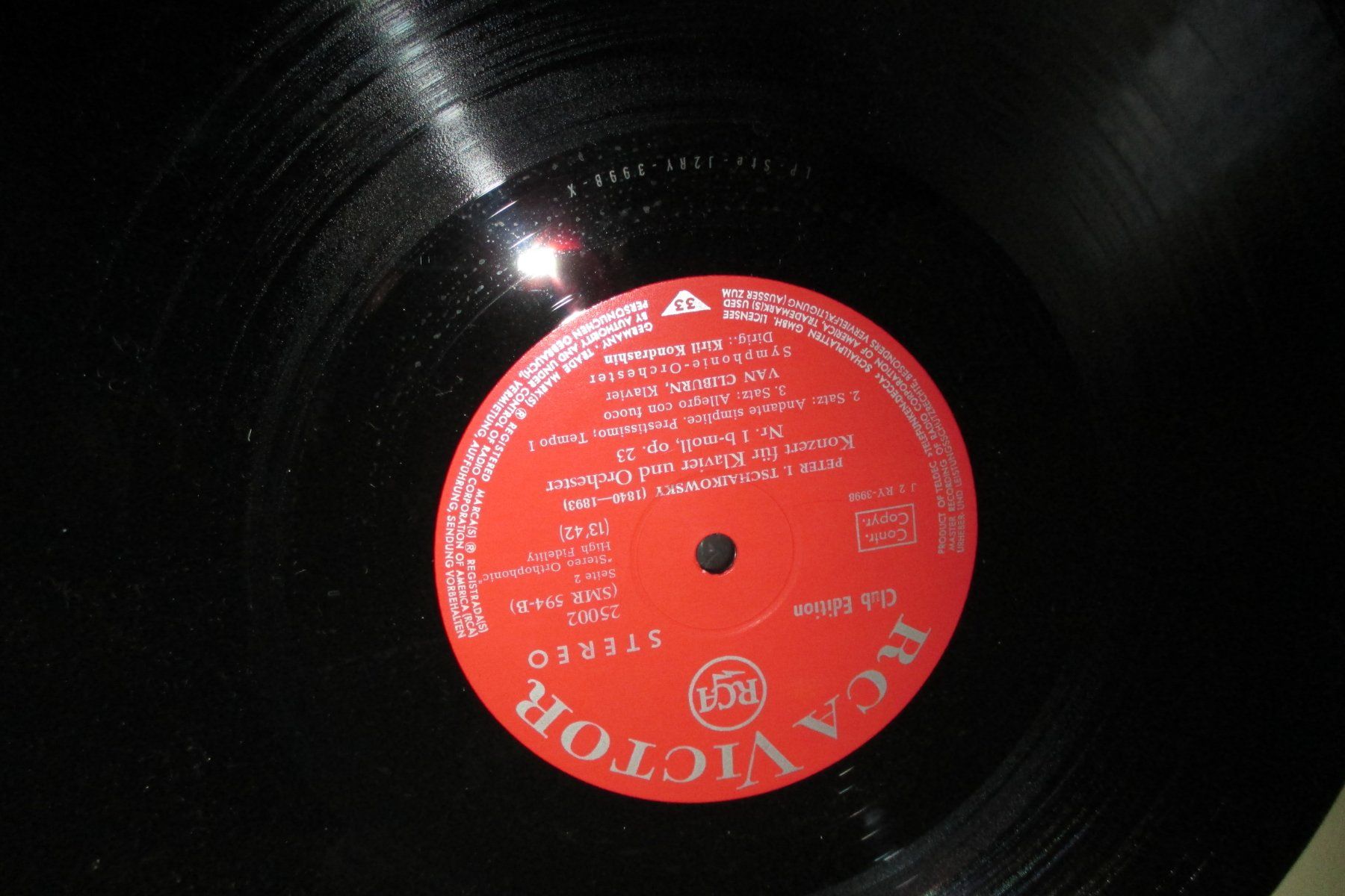 Schallplatten: Schellak Schallplatte, Peter I.Tschaikoswsky – Gebraucht aus Zürich von burgi9 3