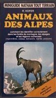 Livre Miniguide Nathan Animaux des Alpes