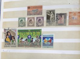 Collection of vintage Libya stamps used condition
