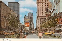 TIMES SQUARE - alte Postkarte EXOTISCHES MOTIV
