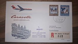 Swissair Geneve - Bruxelles 02.11.1965