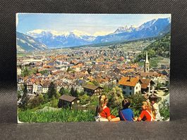 Chur/GR mit Falknis, Vilan und Schesaplana