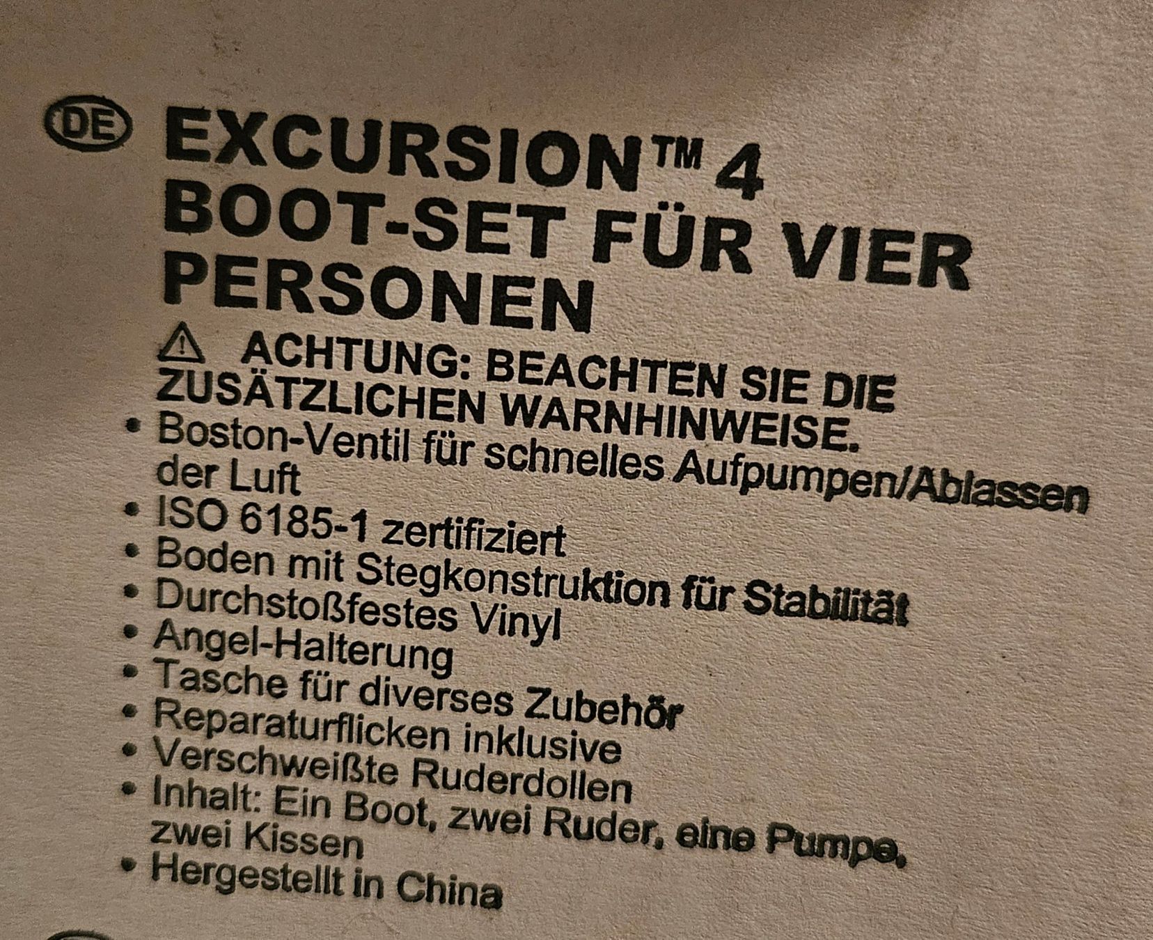 Barche: Schlauchboot Intex Excursion4 – Usato da Sins venduto da Myck 1