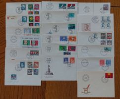 17 Erstagsbriefe von 1964-1967
