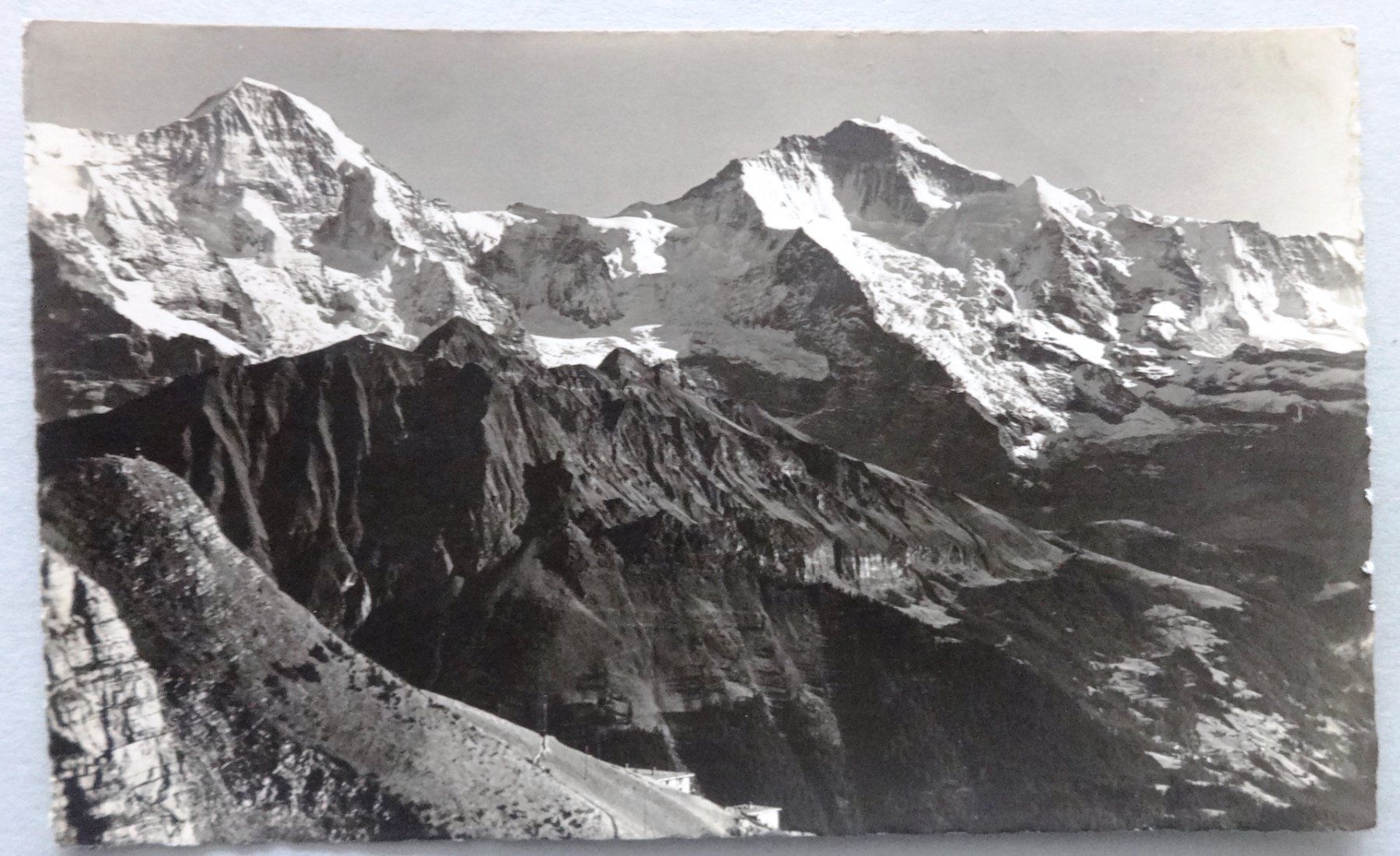 Cartoline postali: Station Schynige Platte, Mönch u. Jungrau – Difettoso da Fétigny venduto da Billy2miny