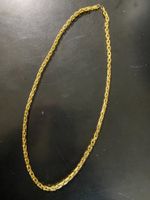 Goldene Halskette 18K Gold Platet 52Gramm aus Erbschaft 60cm