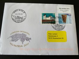 Pro Patria 2015 + 1977 Aigle Winzer + Schloss B329 + B174