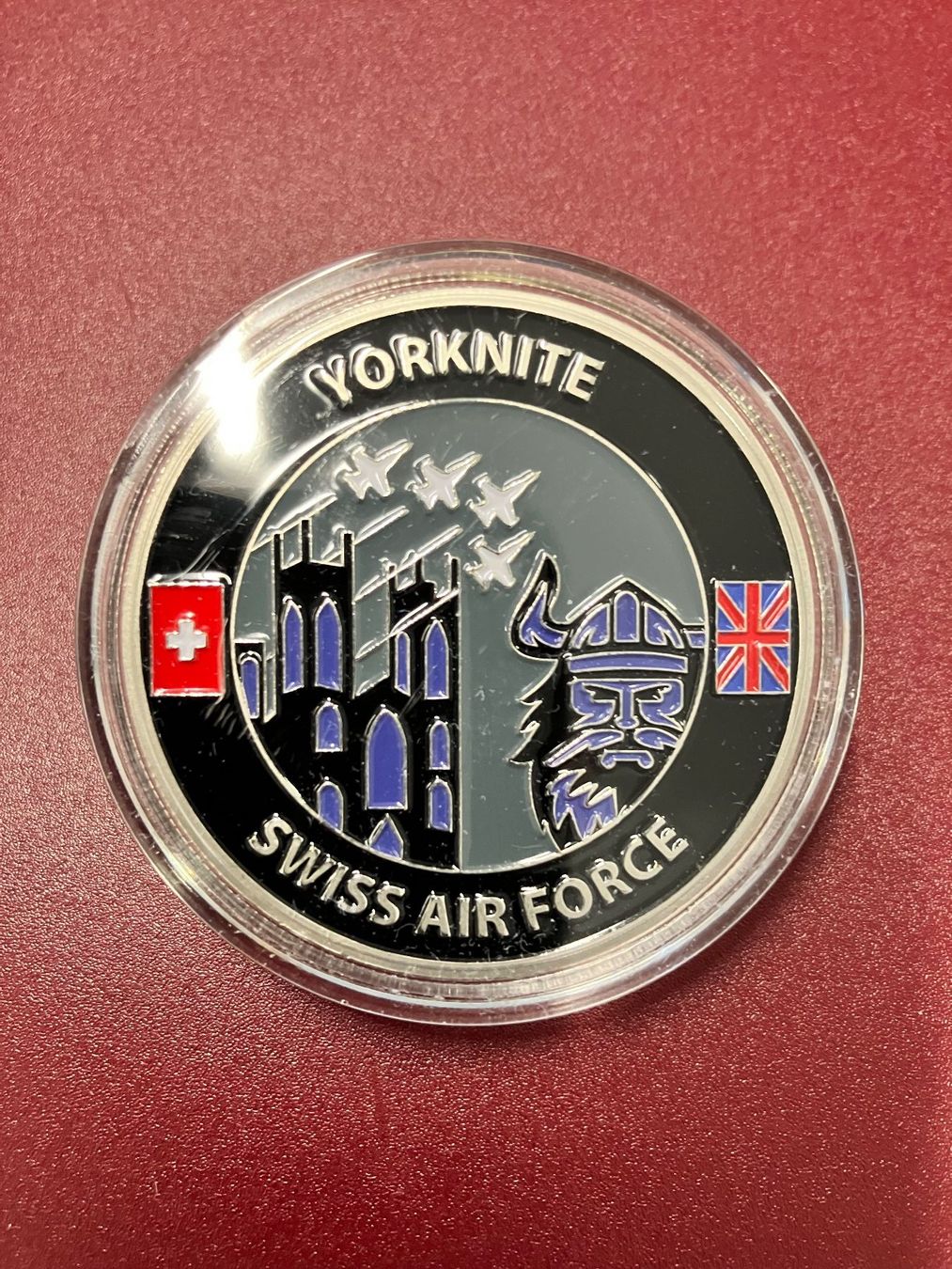 Tutti le monete: Coin Swiss Air Force "Nightway" – Usato da Faoug venduto da SANMTE