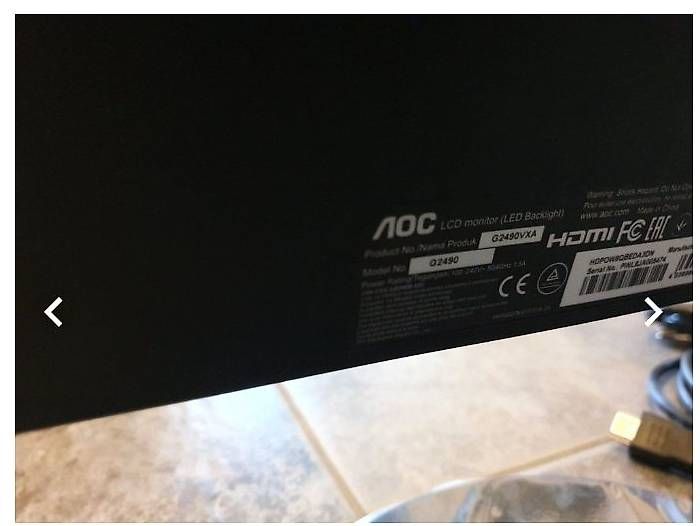 Monitore: Monitor AOC G2490VXA  – Gebraucht aus Thun von Billyballon89 2