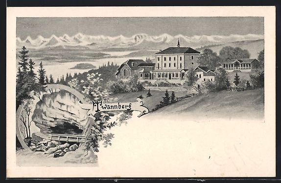Cartes postales: Twannberg, Das Hotel, Bergstrasse unter  – D'occasion à Berlin par bartko-reher
