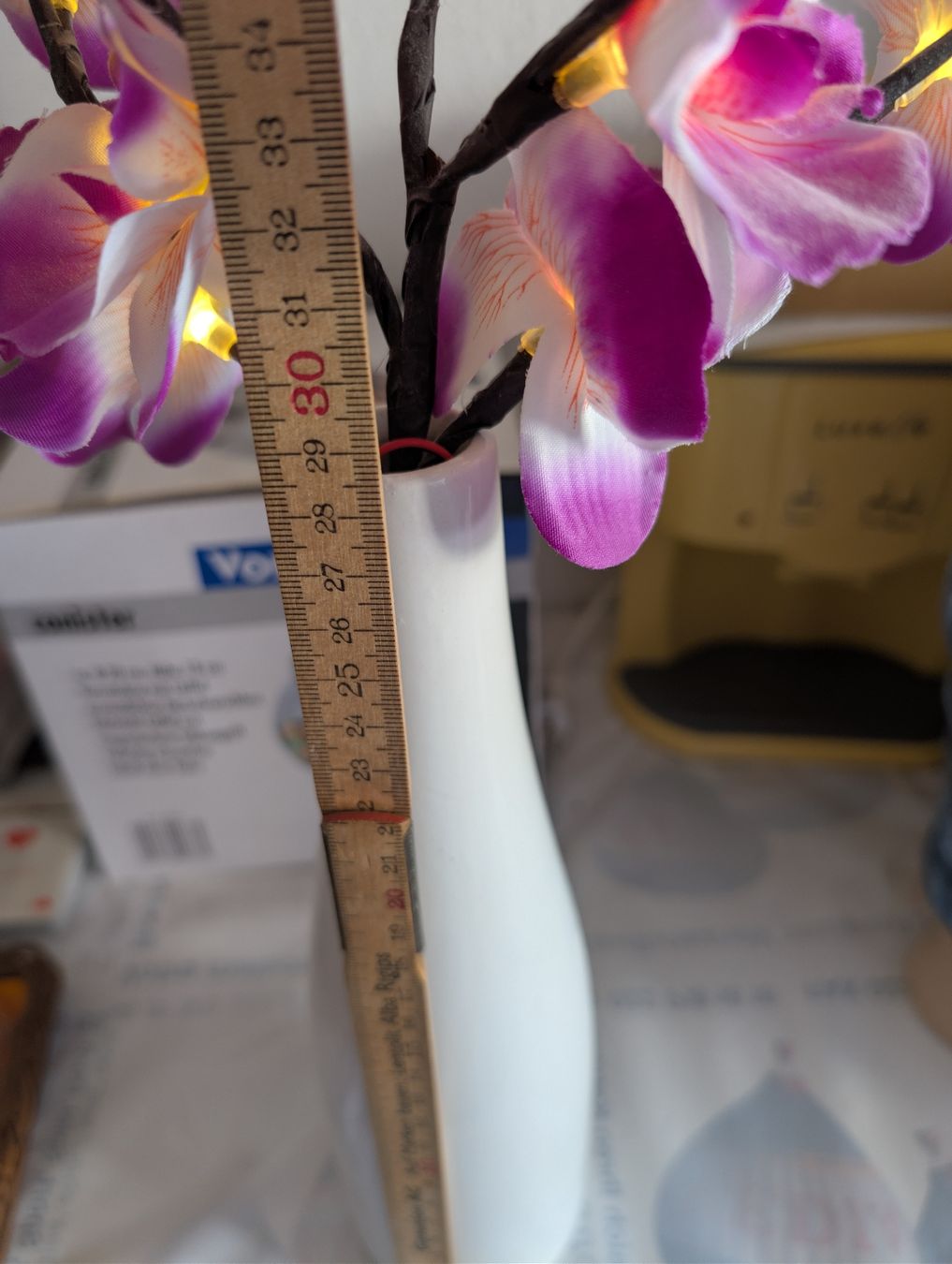 Toutes les décorations: Künstliche Orchideenzweige leuchtend  – D'occasion à Bern par berneroberlaenderin 4