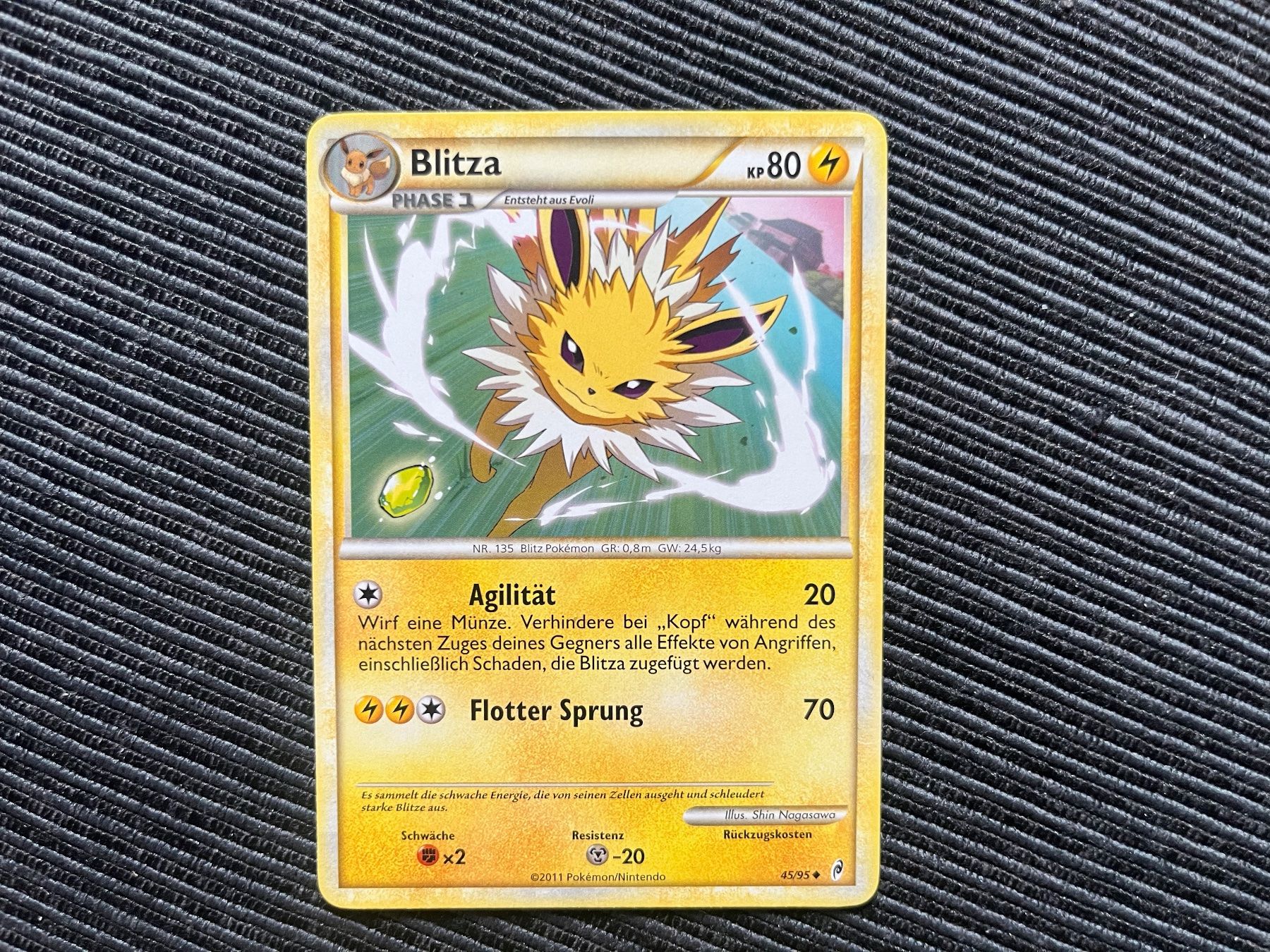 Pokémon Carte collezionabili: Pokemon Blitza non Holo Ruf der Legenden – Usato da Wabern venduto da Collectfun