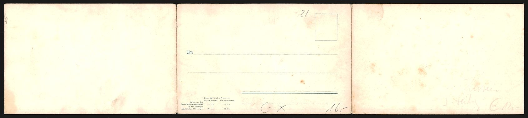 Cartoline postali: Klapp-AK Luzern, Panoramablick auf die S – Usato da Berlin venduto da bartko-reher 1