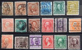 USA Lot mit alten Werten XIX