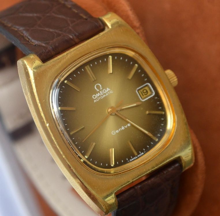 Armbanduhr vergoldet / Montre Omega Automatic plaqué or  G20 3