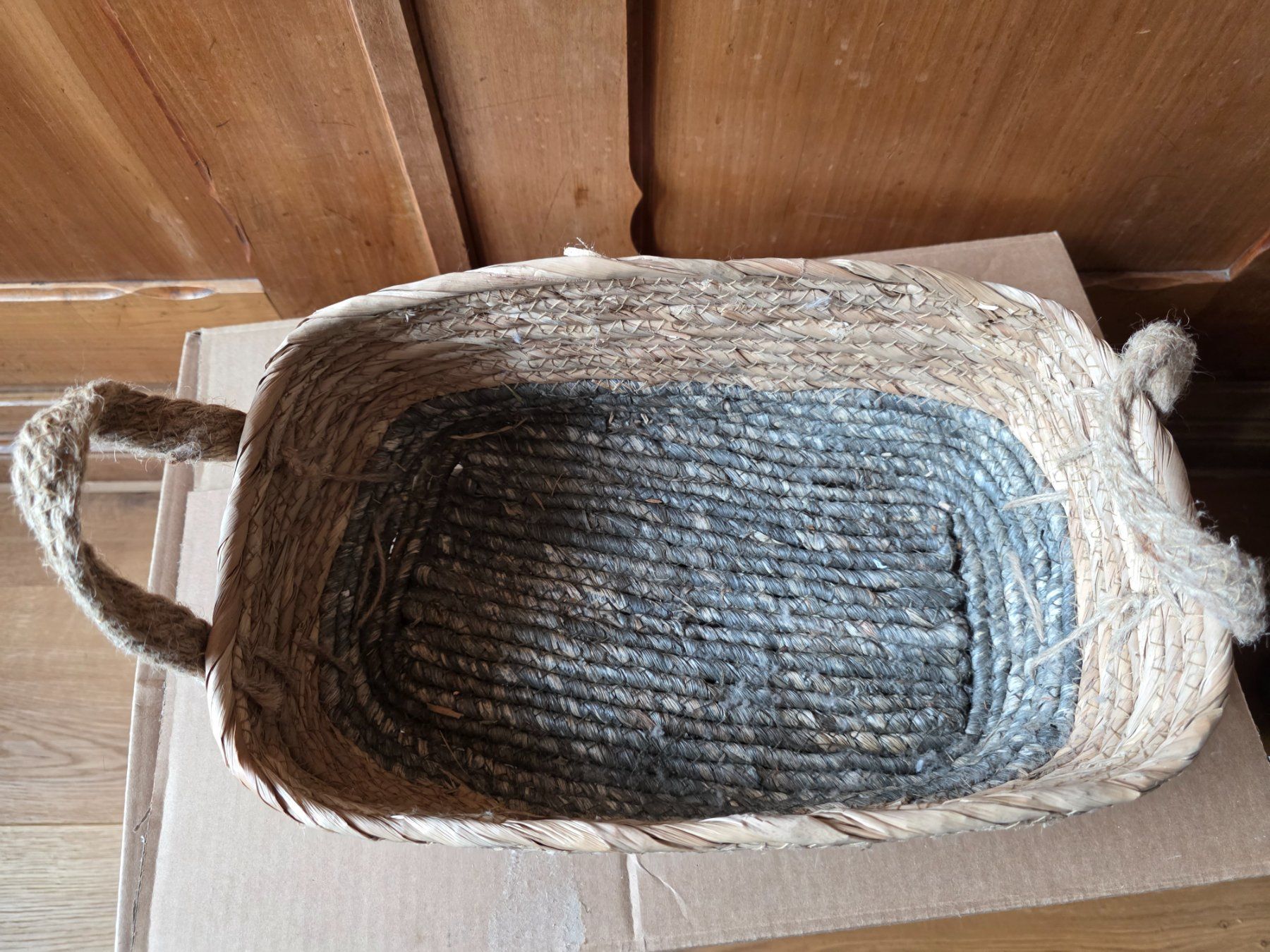 Altro per la casa: Bast Stroh Korb 34 cm x 21 cm x 14 cm – Usato da Walterswil BE venduto da Lonitti 1