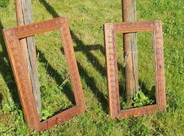 2 Alte Holzrahmen, Gut erhalten, Perfekt für Bilderrahmen