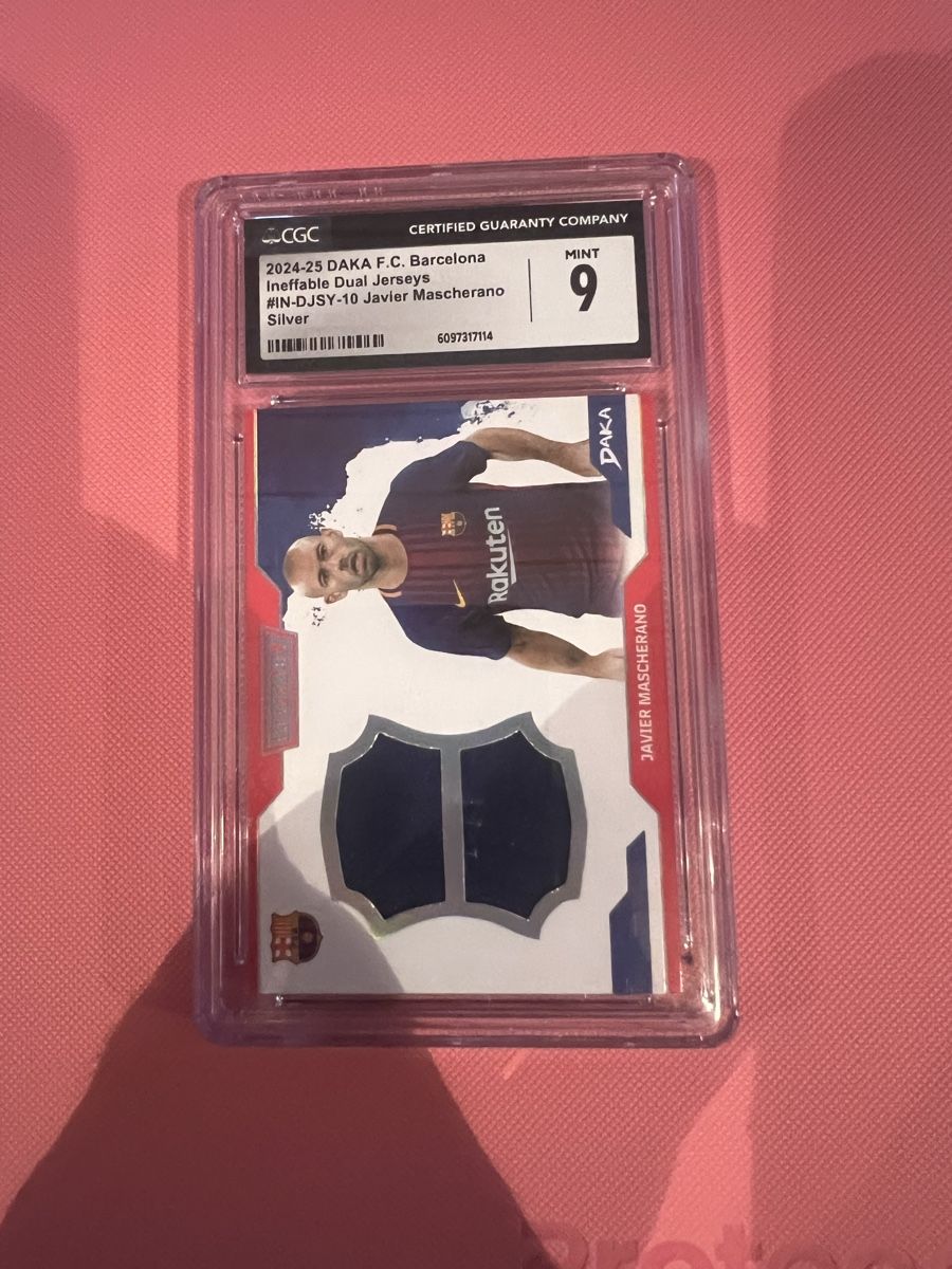 Sammelbilder & Trading cards: Fc Barcelona Daka Mascherano Patch /35 – Gebraucht aus Uhwiesen von maflo2