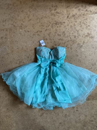 Türkis Minikleid,Grösse M,perfekt für den Sommer!