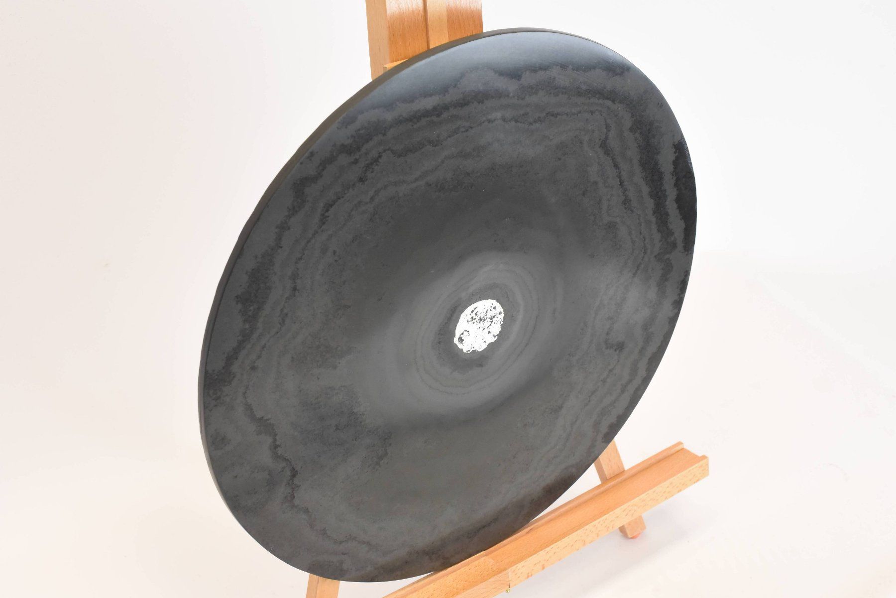 Dipinti: Tableau Moderne Ardoise Feuille d'Argent Véritable – Usato da GEMEAUX venduto da MarcMugnierSculpture 2