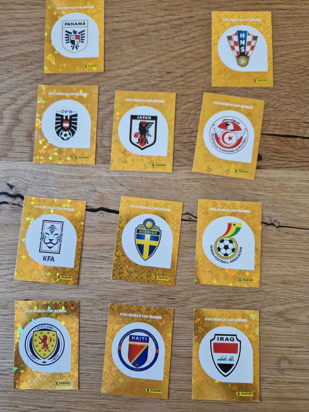 Panini Sammelbilder & Trading cards: Panini WM 2026 Wappen – Gebraucht aus Metzerlen von SS01