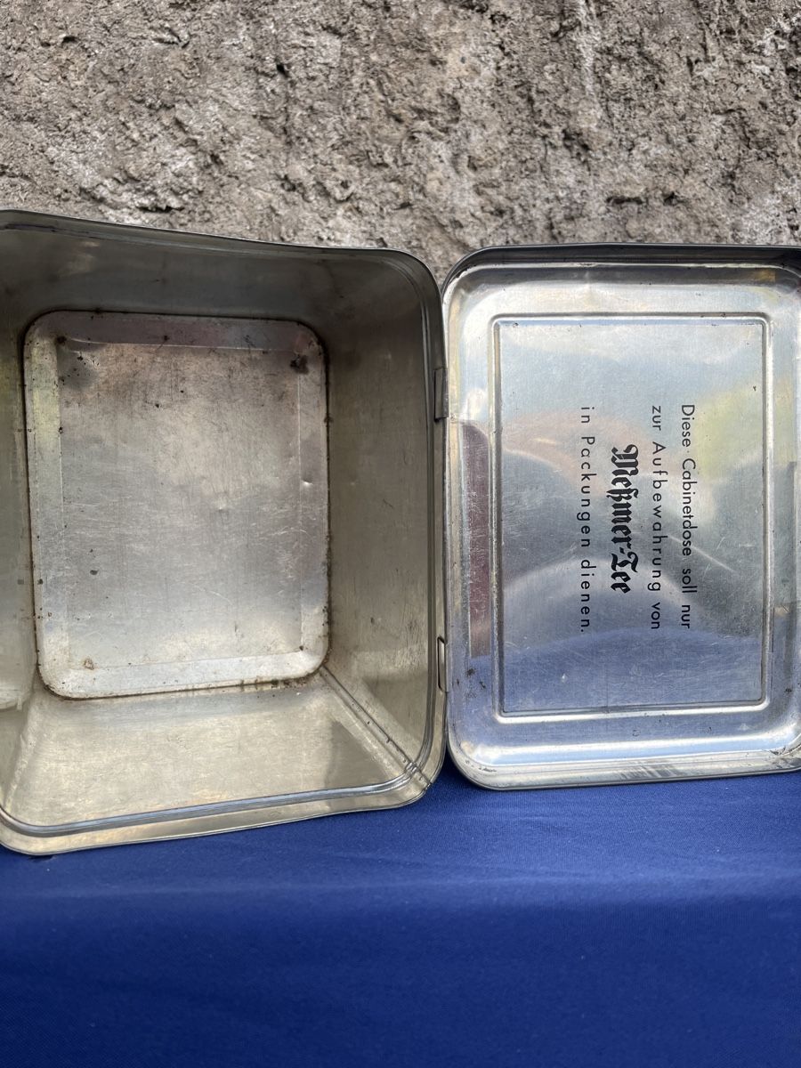 Pots: Messmer Tee Cabinetdose Blechdose schwarz gebraucht – D'occasion à Brienz BE par hey_z9vg 5