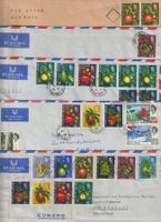 5 Briefe aus Montserrat, Kleine Antillen, Karibik