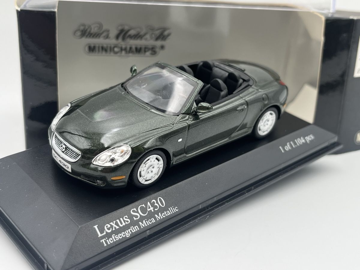 Lexus Modellini d'auto: Lexus SC 430, 1:43 Minichamps – Usato da Broc venduto da Jenson7