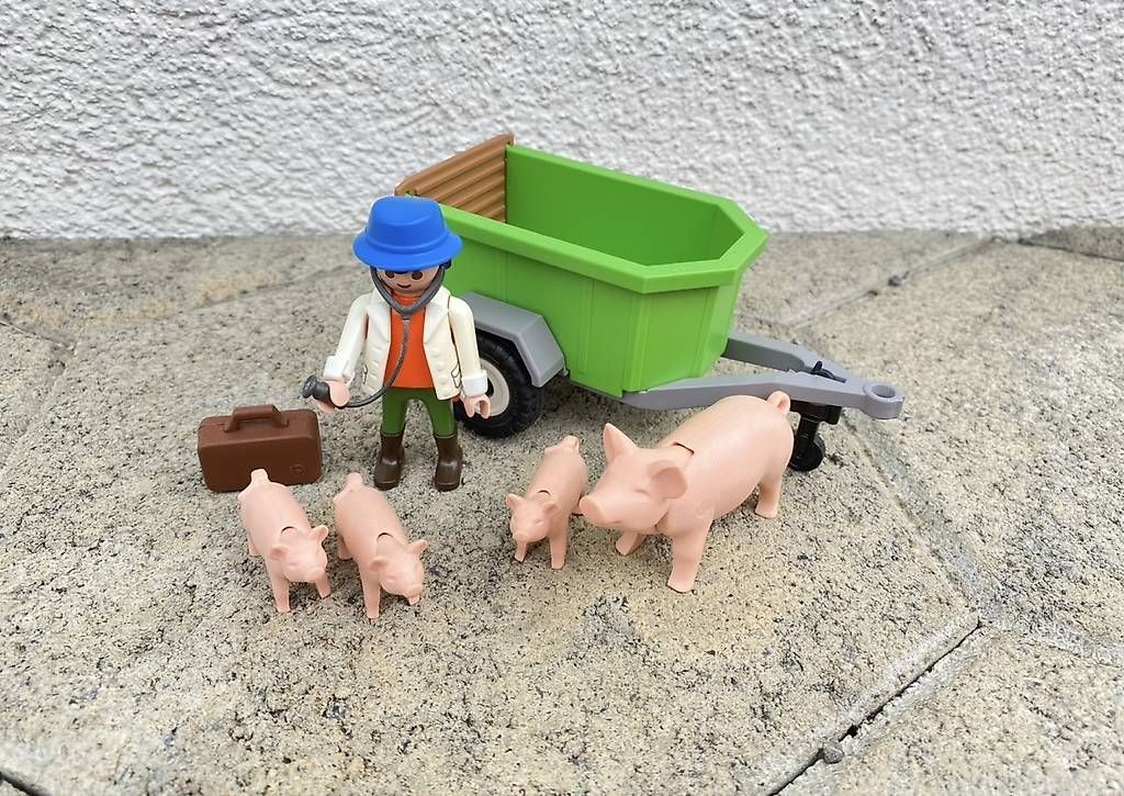 Giocattoli: Playmobil Tierarzt mit Schweine – Usato da Sarnen venduto da Sejosa15 1