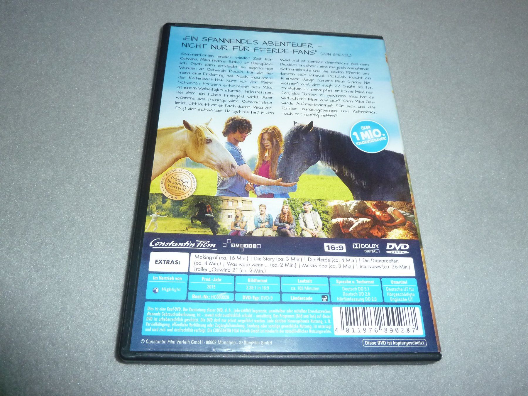 Tutti i DVDs: DVD ~ Ostwind 2 – Usato da Hofstetten SO venduto da LudoHoFl 1