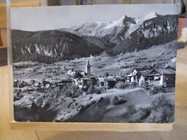Filisur Albulatal Guggenell Schafberg  1961 Postkarte  2