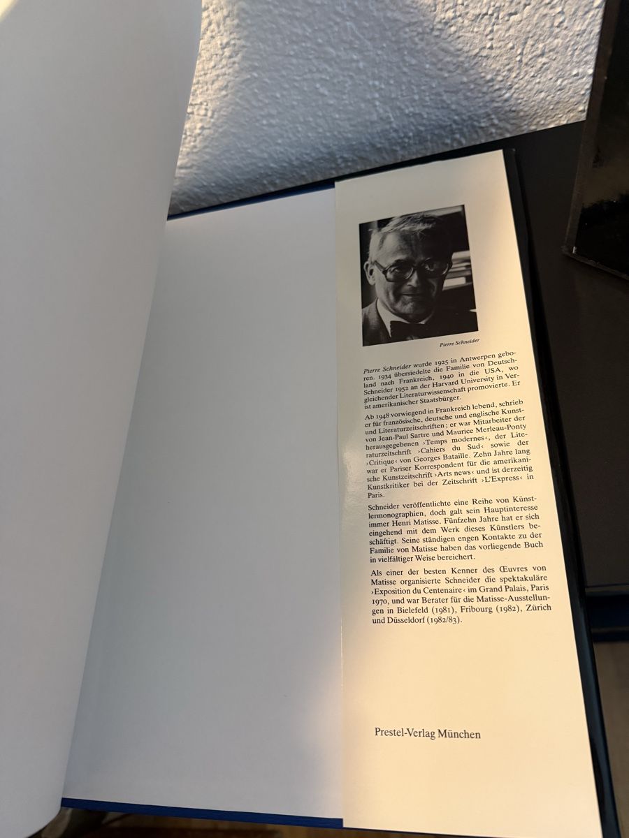 Libri: Matisse von Pierre Schneider, Kunstbuch – Usato da Eglisau venduto da HolzingerServiceGmbH 2