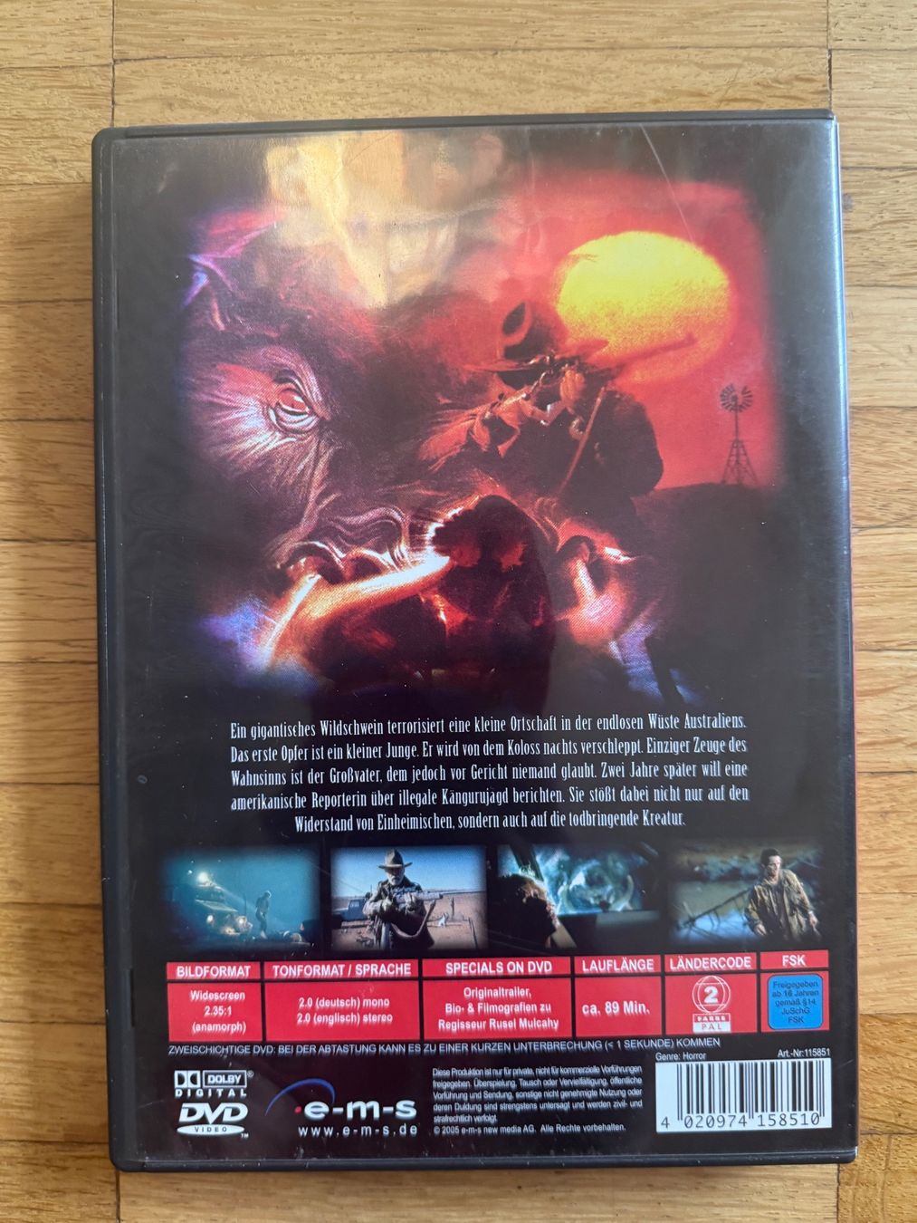 Alle DVDs: RAZORBACK (DVD) VERGRIFFEN   OZ PLOTATION – Gebraucht aus Basel von san_2qlq 1