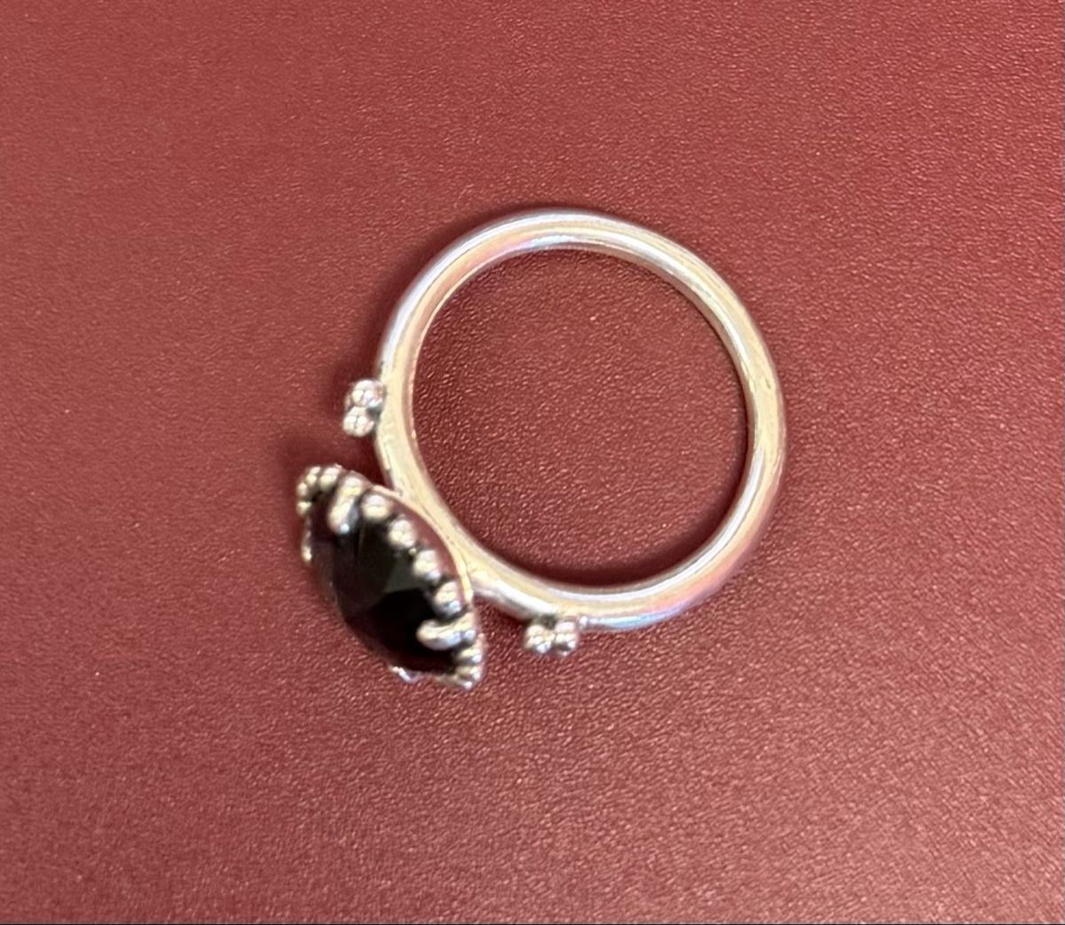 Ringe: Silberring Pandora mit blauem Kristall – Gebraucht aus Donat von troja007 1
