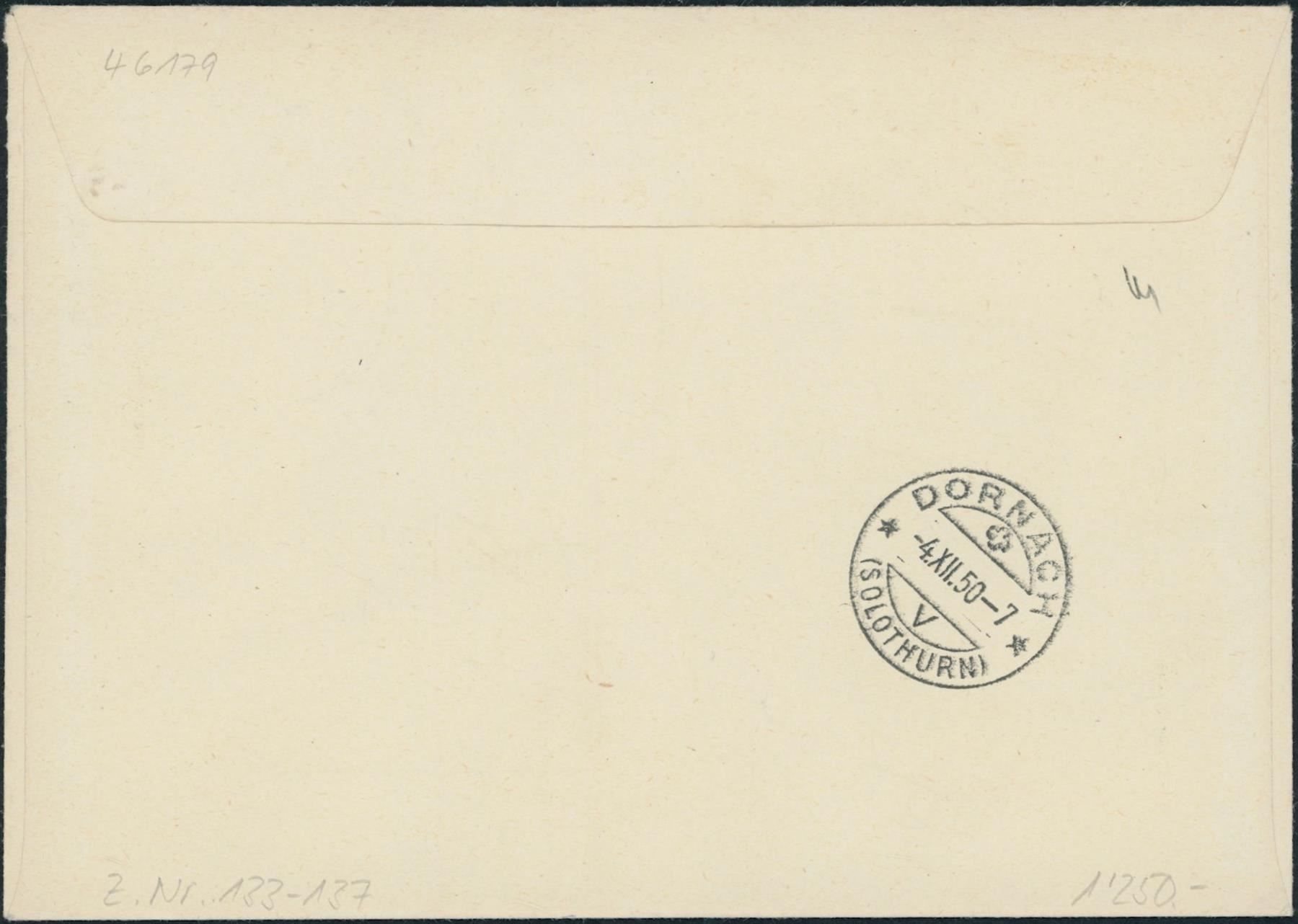 Tutti i francobolli: 1950 - Pro Juventute - FDC ET • it – Usato da Schindellegi venduto da leecollect 1