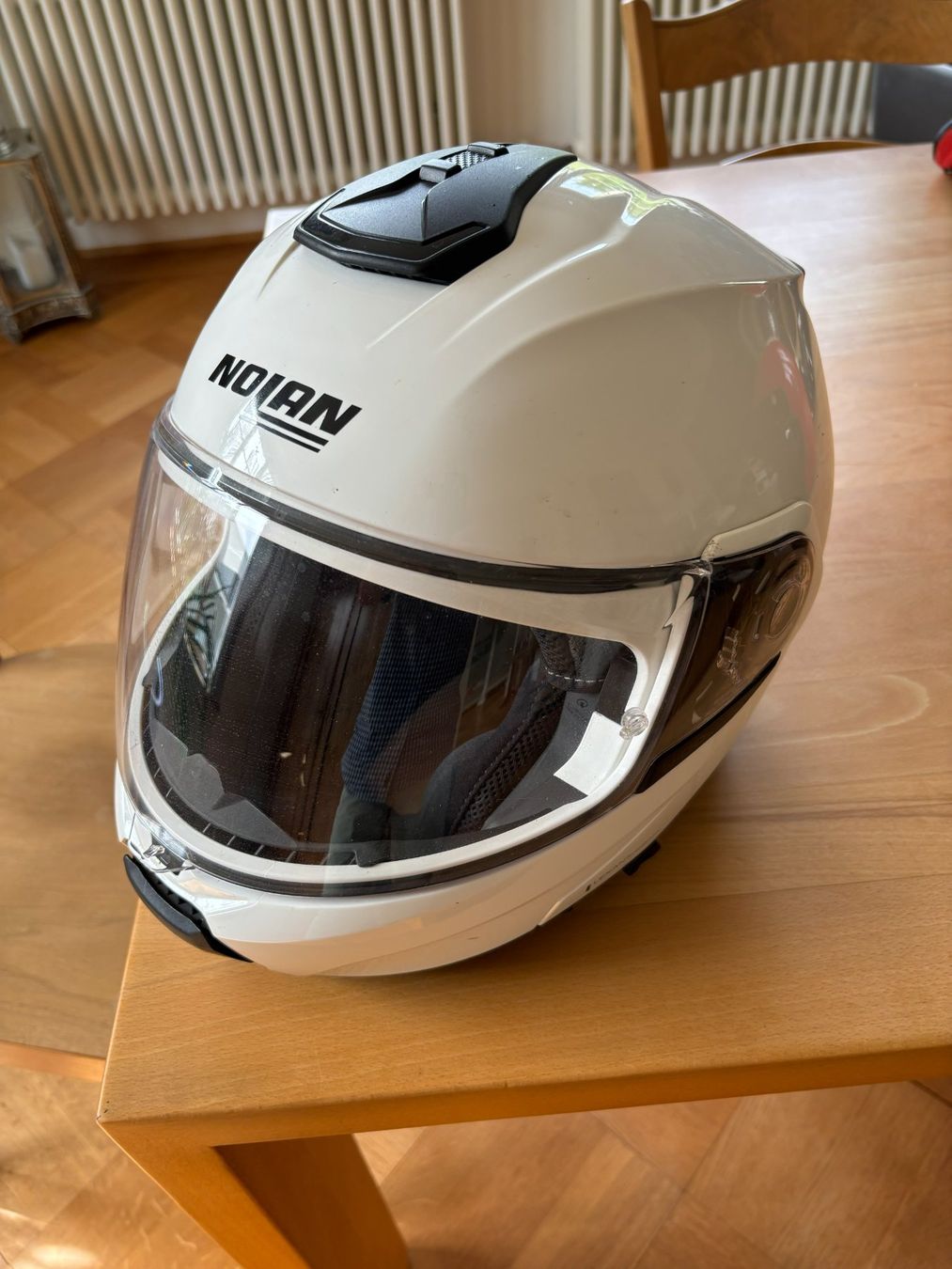 Caschi & visiere: Motorrad Integralhelm weiss – Usato da Winterthur venduto da dan_wq8j