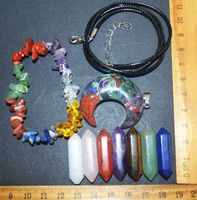 Deko Heilsteine G-819 – 7 Chakra Geschenkbox – 9 Stück