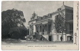 Genève, Musée du Parc Mon-Repos, circulée 1904