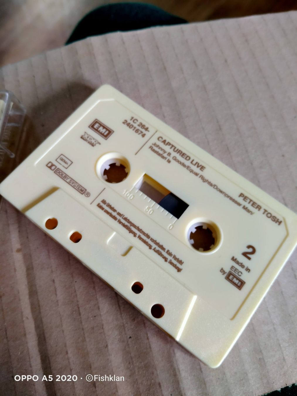 Musicassette: MC Musik Casette original / PETER TOSH capt Live – Usato da Küssnacht am Rigi venduto da WorthPoint 1