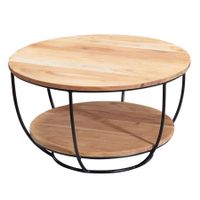 Couchtisch 60x34,5x60 cm Akazie Massivholz