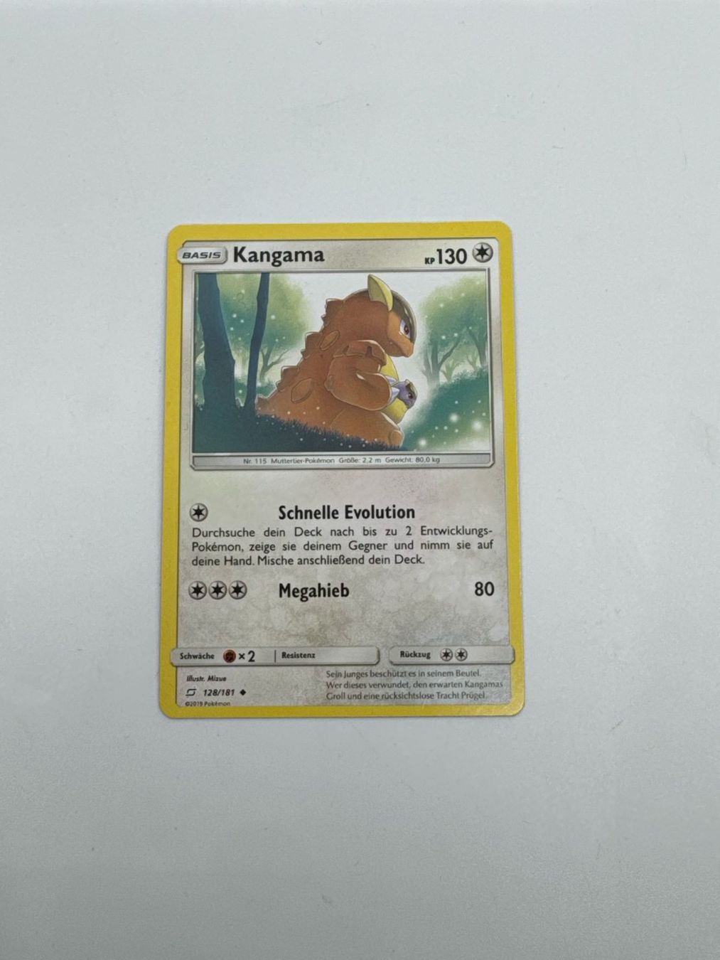 Pokémon Carte collezionabili: Pokemon-Karte Kangama 128/181 – Usato da Herisau venduto da Seyashop1