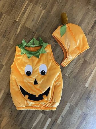 Kürbis Kostüm, Gr. 2 Jahre (bis 4 J)