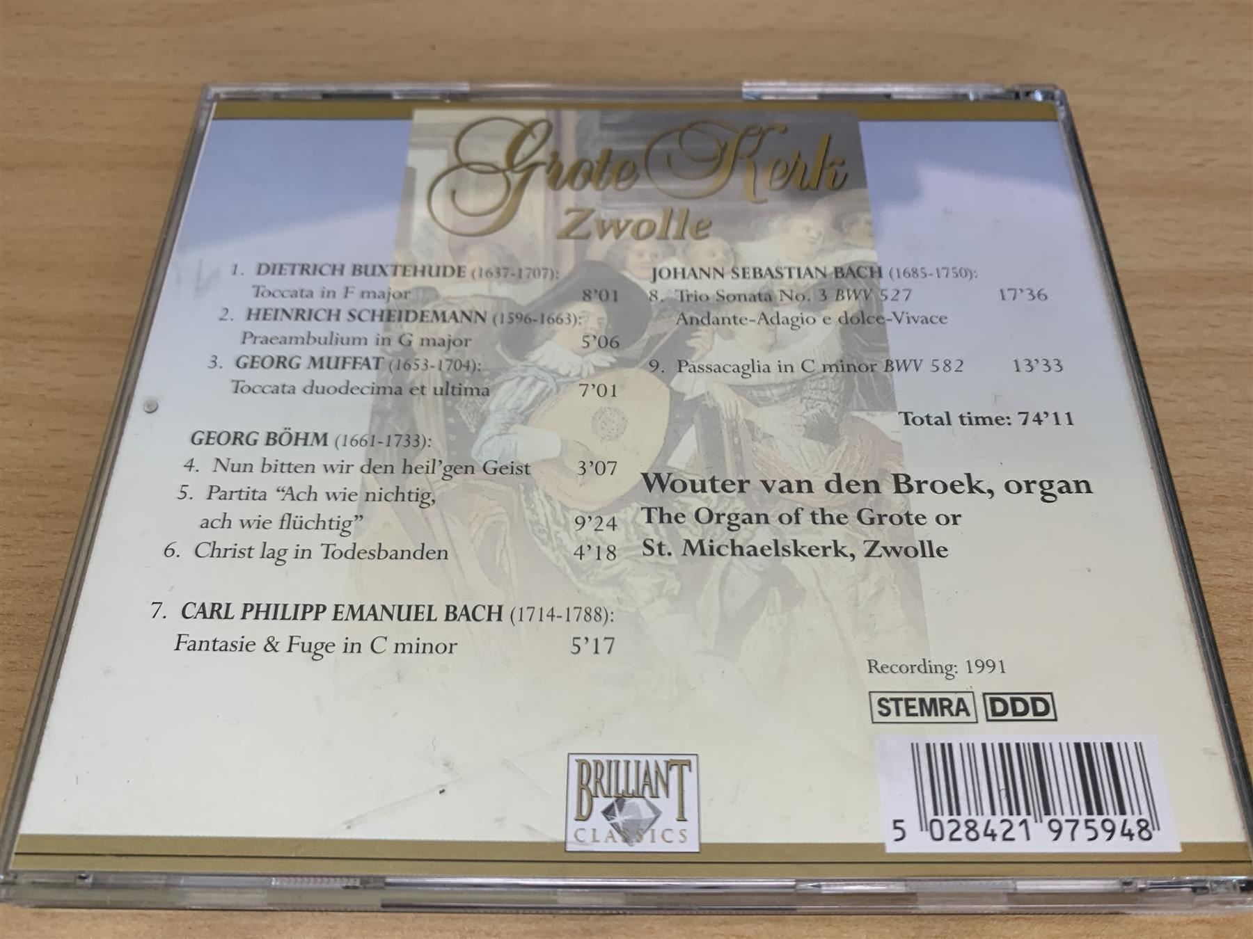 CD: Grote Kerk Zwolle - Wouter van den Broek – Usato da Rikon im Tösstal venduto da Alpenmutz 1